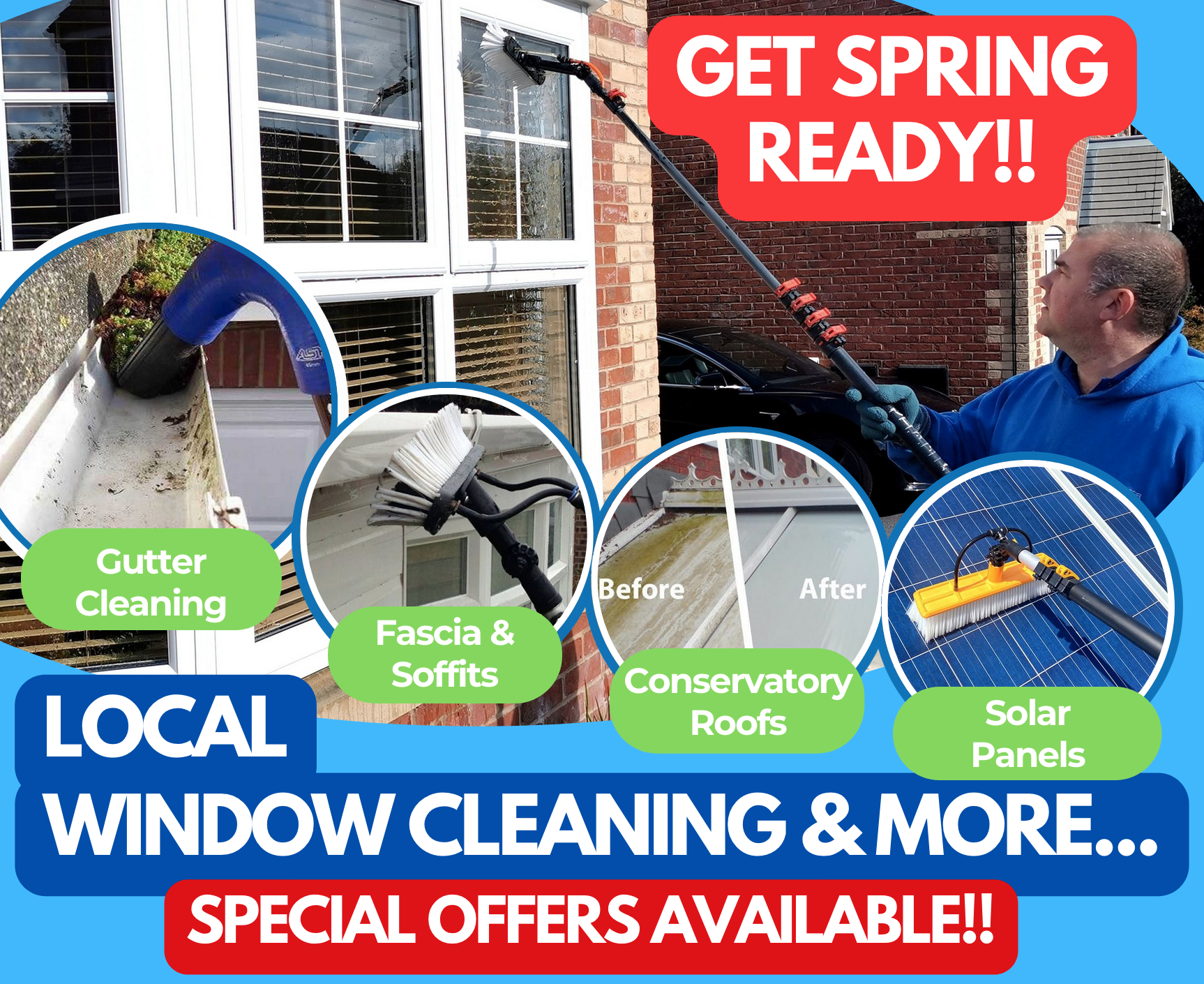 Spring is on it’s Way in Crewe & Nantwich! – Time to Get Spring Ready!!